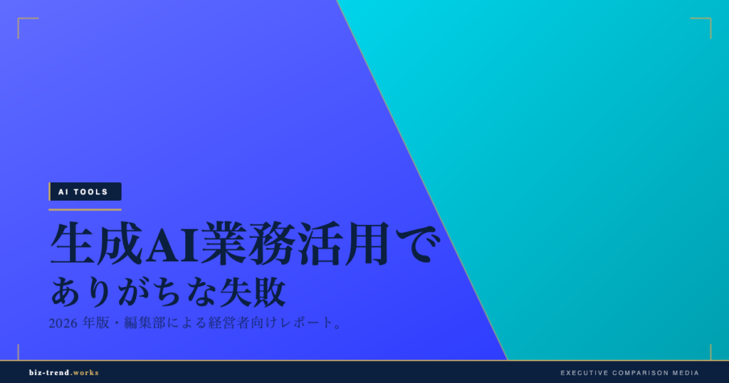 生成AI業務活用でありがちな失敗|ハルシネーションと情報漏えいの対策